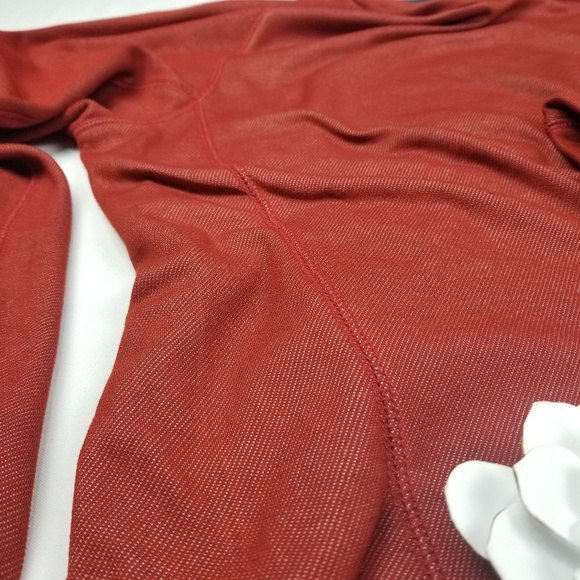 Champion- NWT BrushBack Red Fleece Run Shirt L - Picture 7 of 8